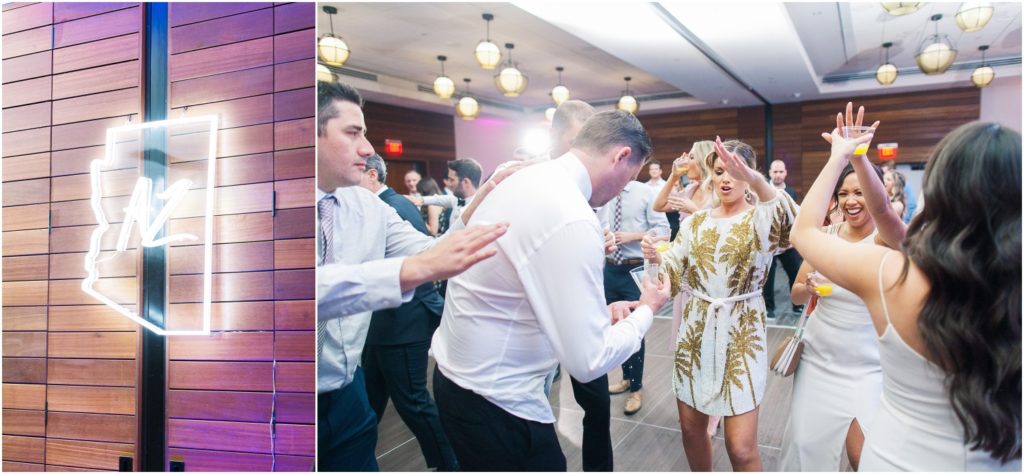 dance party after coachella inspired wedding