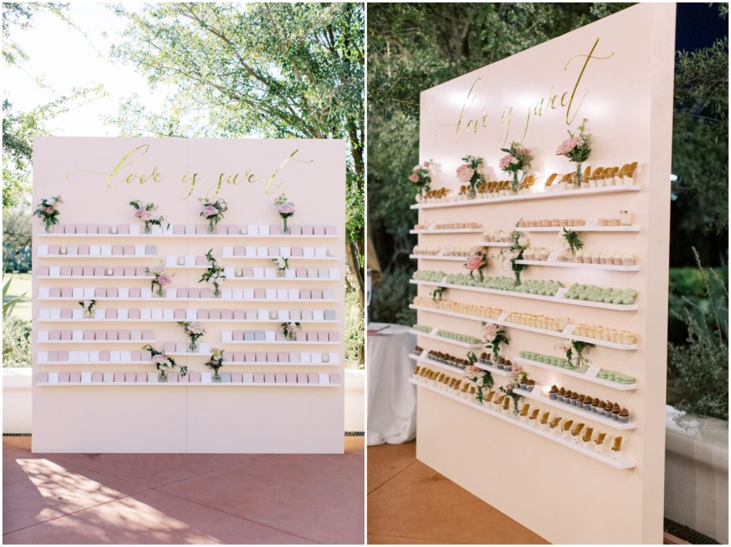 custom wedding display by The Details Duo, wedding escort displays in Arizona