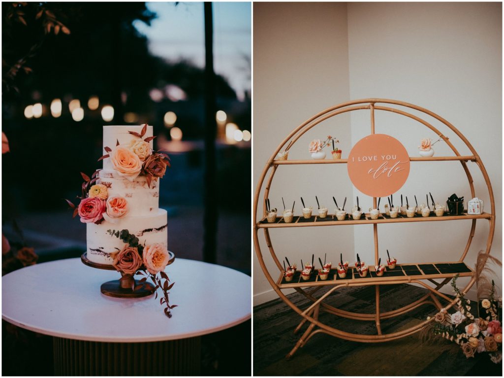 wedding at Andaz Scottsdale. Custom wedding displays by The Details Duo 